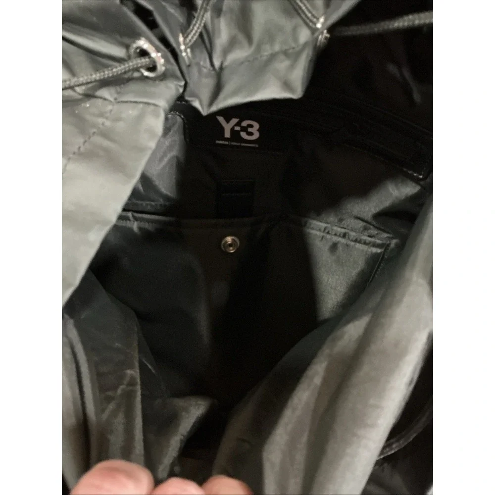Y 3 Utility Backpack Logo Men Bag Yohji Yamamoto Adidas Collaboration, Black